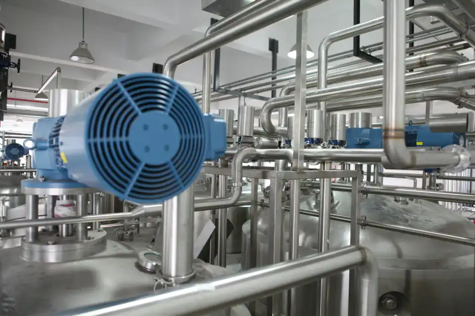 Fermentation plant where yeast sludge is produced